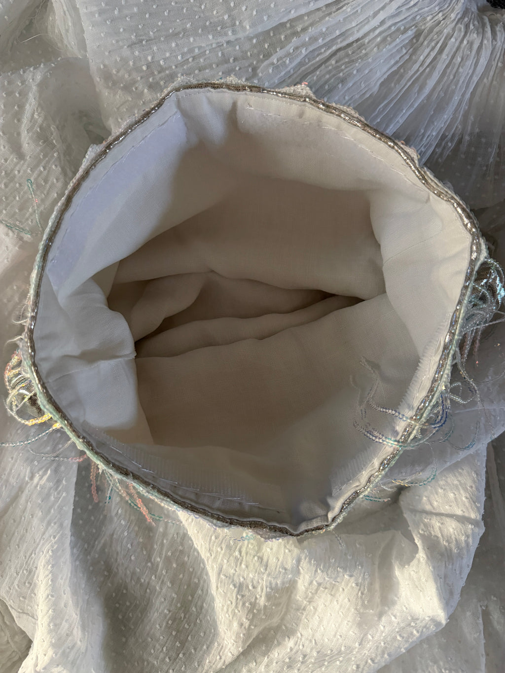 Pochette argentée