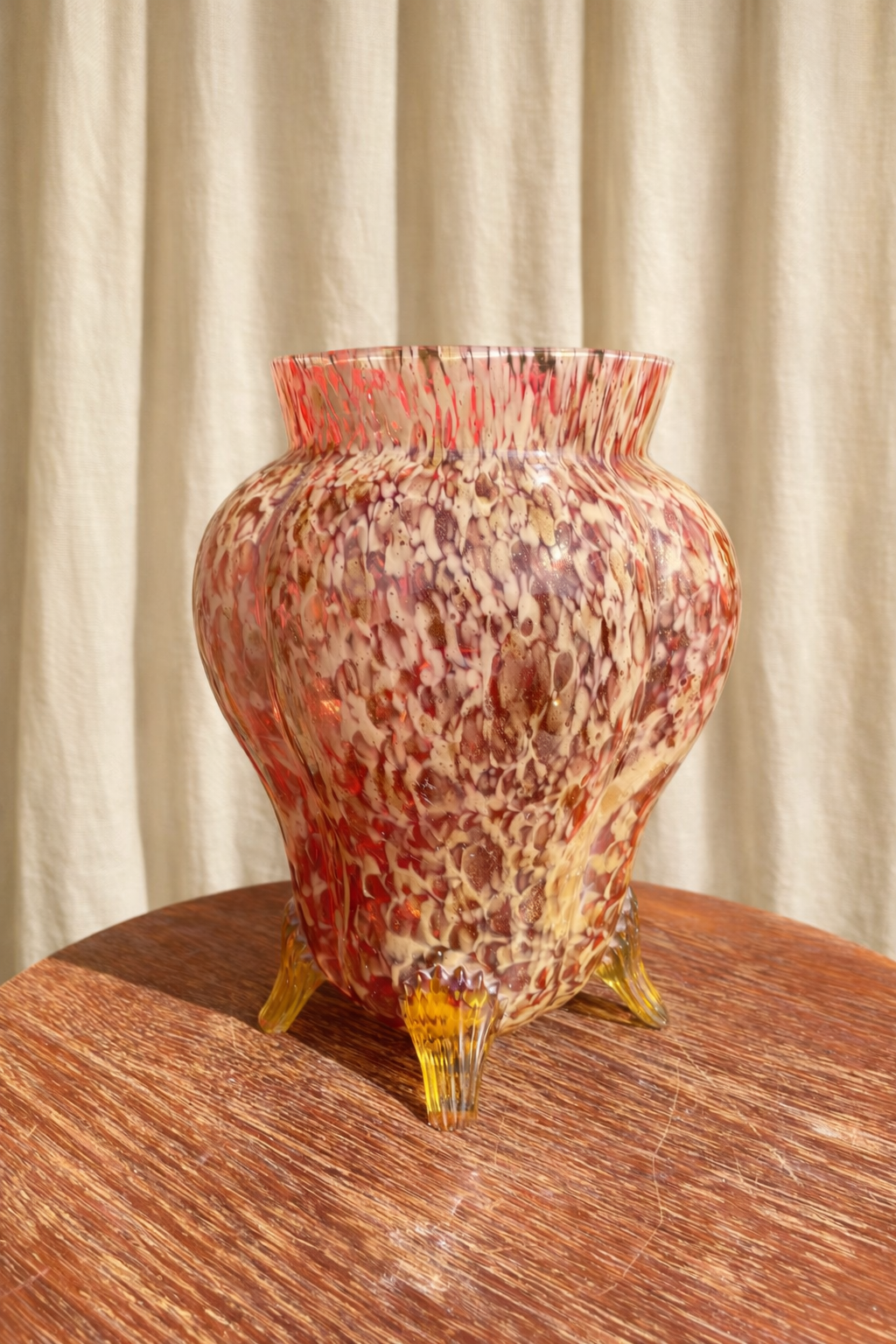 Vase verre de Clichy