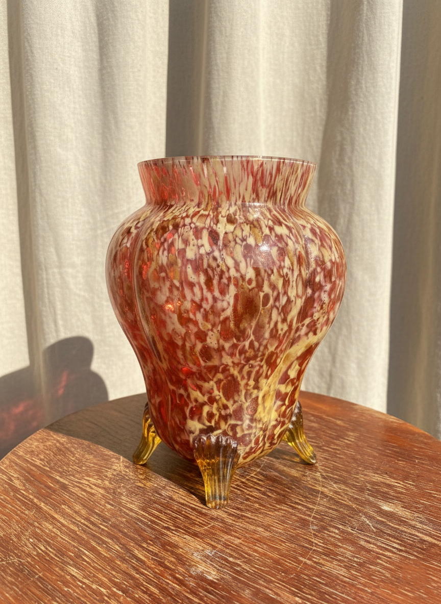 Vase verre de Clichy