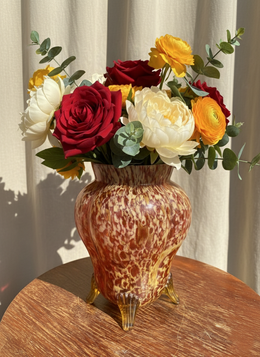 Vase verre de Clichy
