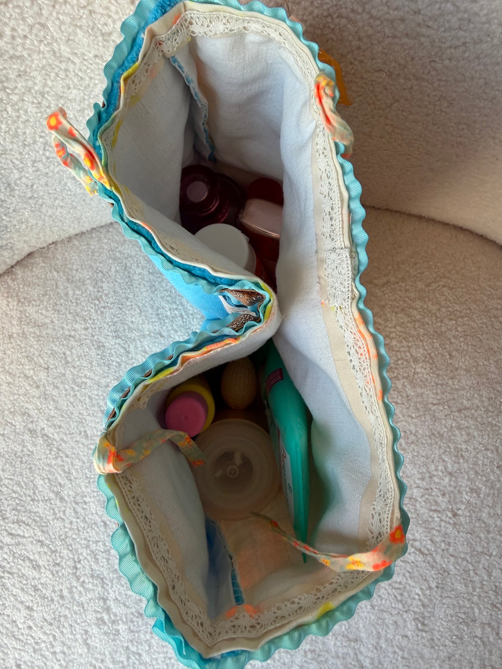 Pochette avec séparation centrale "Vitamine" 🧡