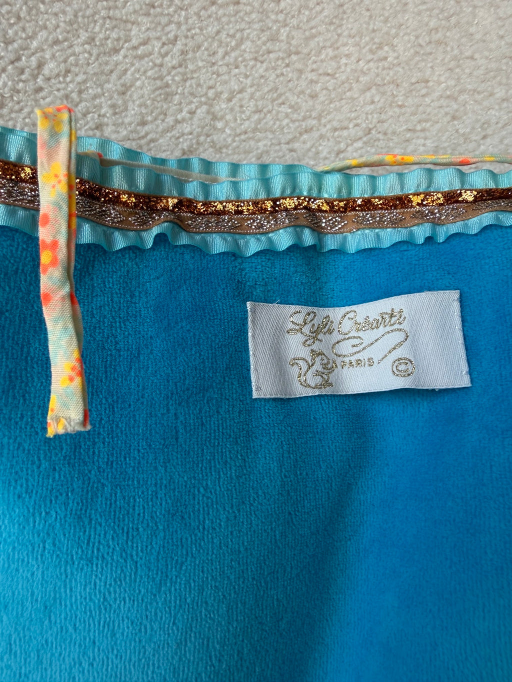 Pochette avec séparation centrale "Vitamine" 🧡