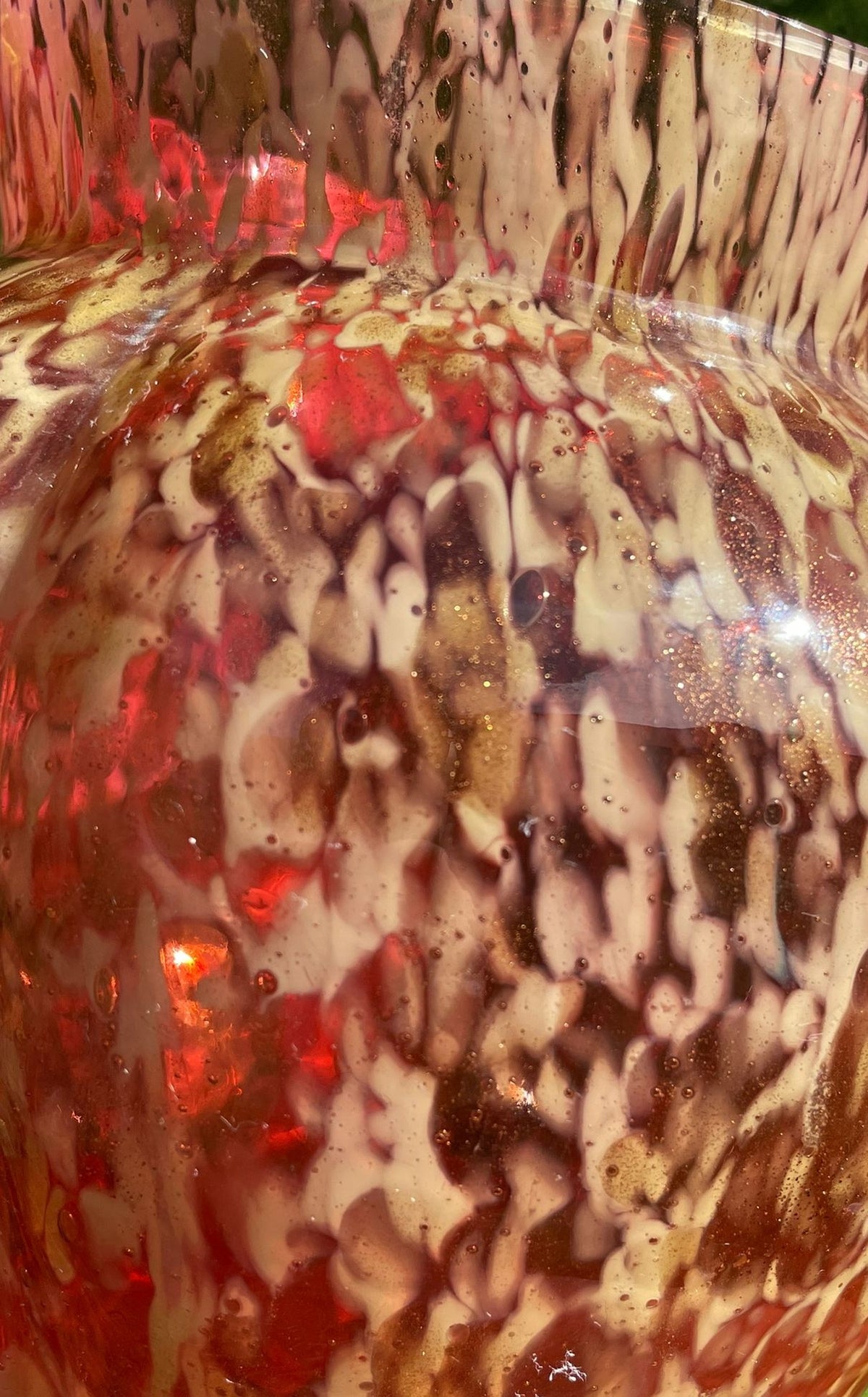 Vase verre de Clichy