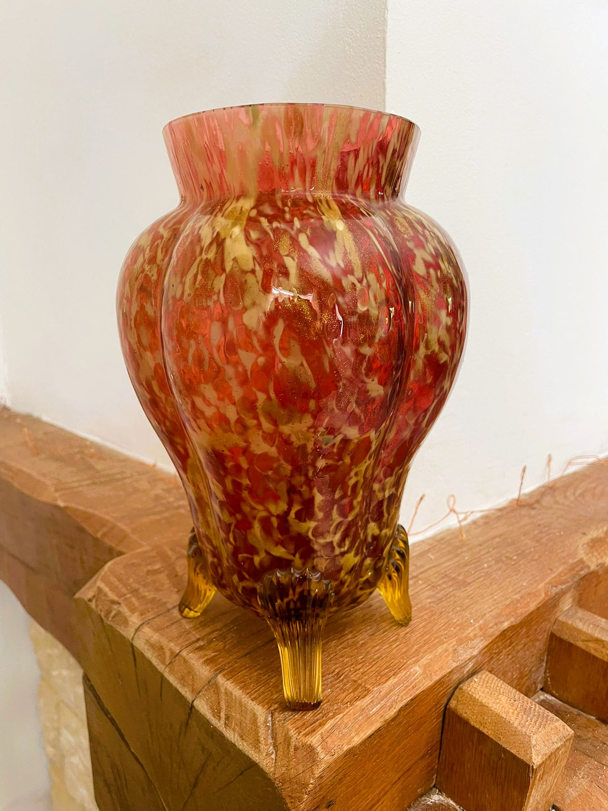 Vase verre de Clichy
