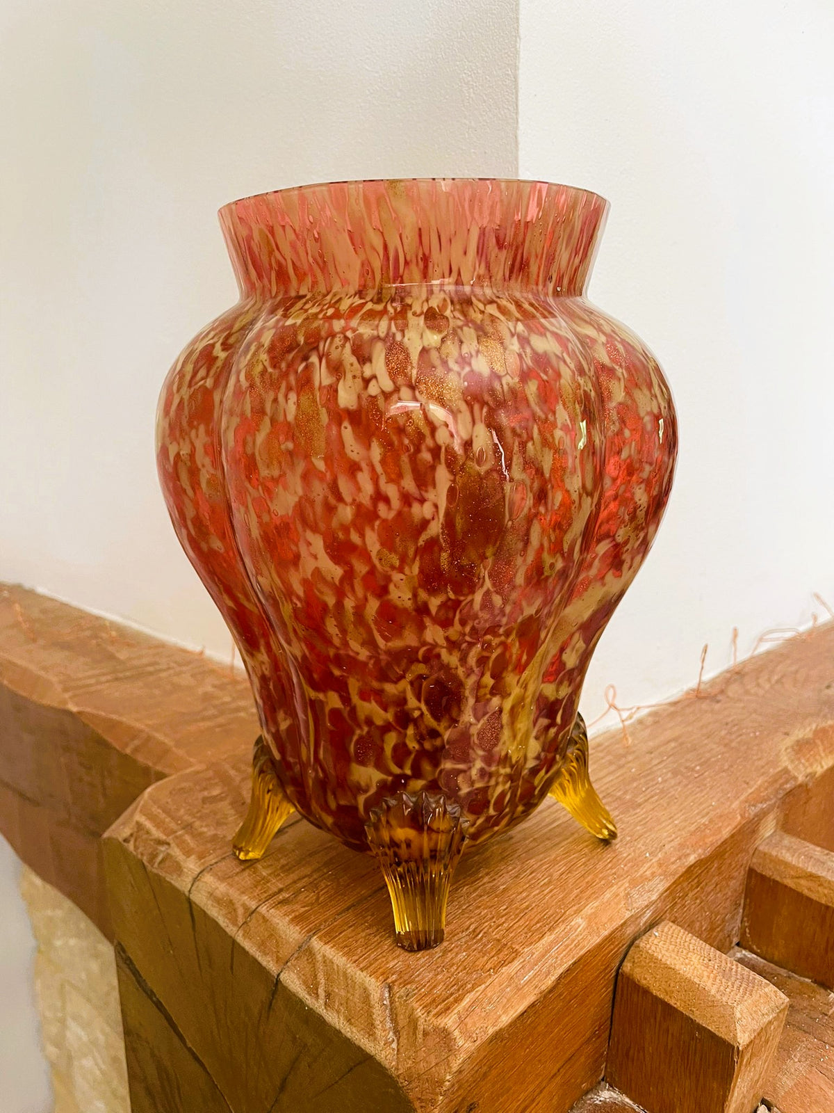 Vase verre de Clichy