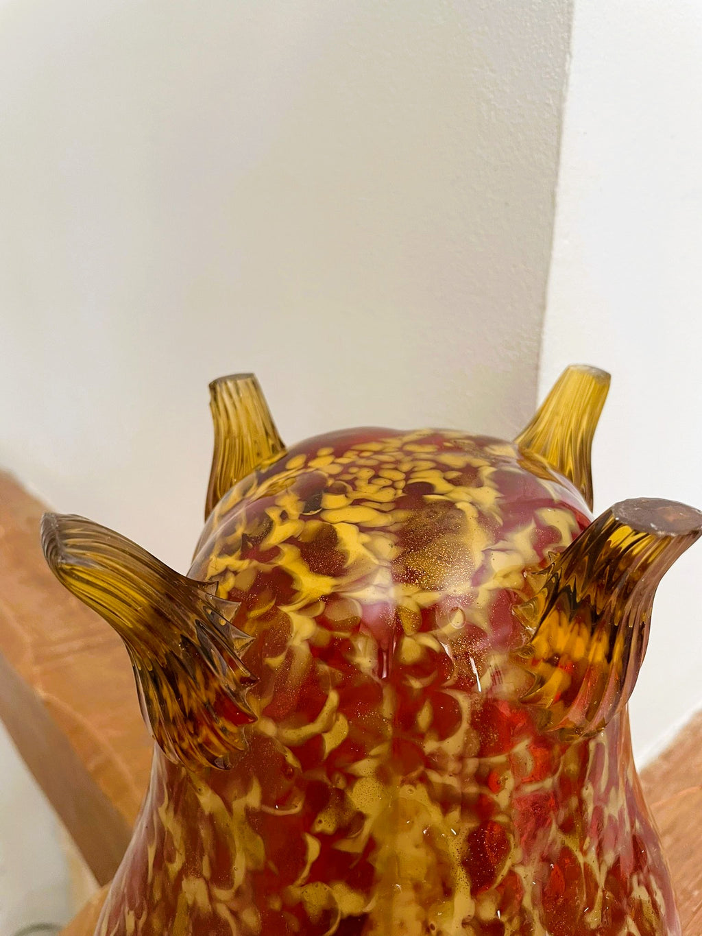 Vase verre de Clichy