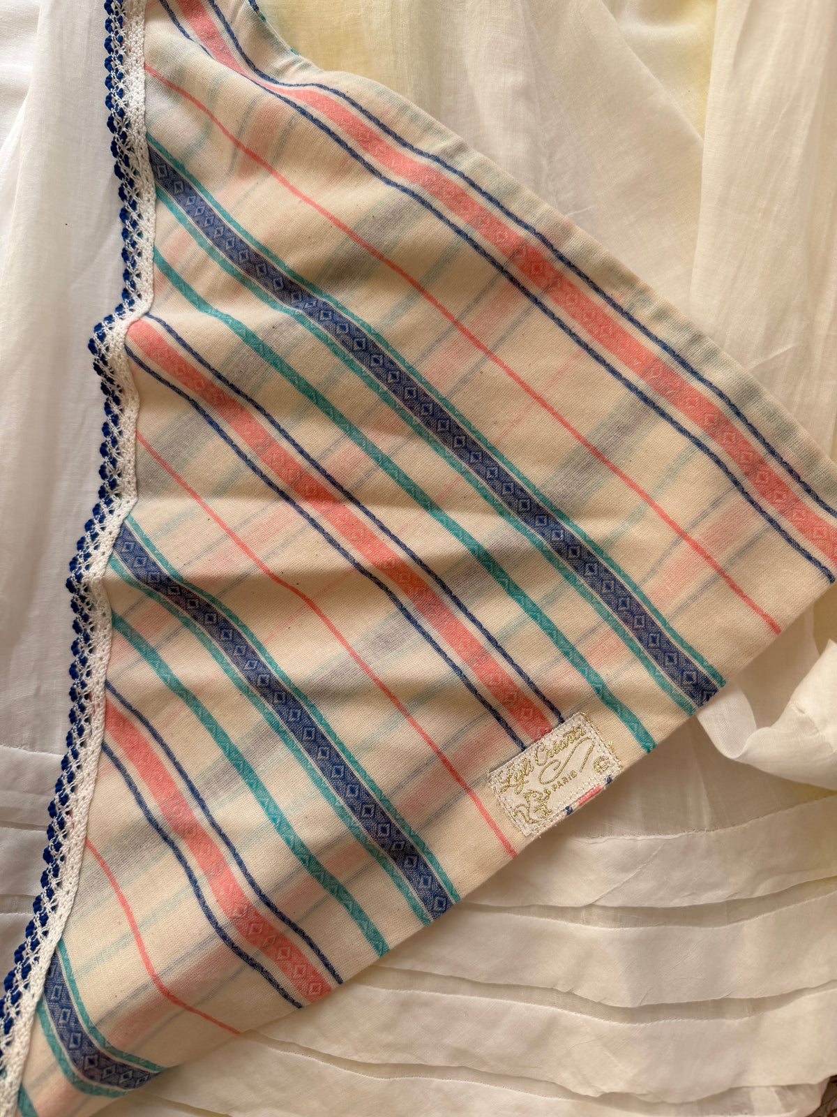 Fichu bandana en tissu - modèle au choix - pièce unique