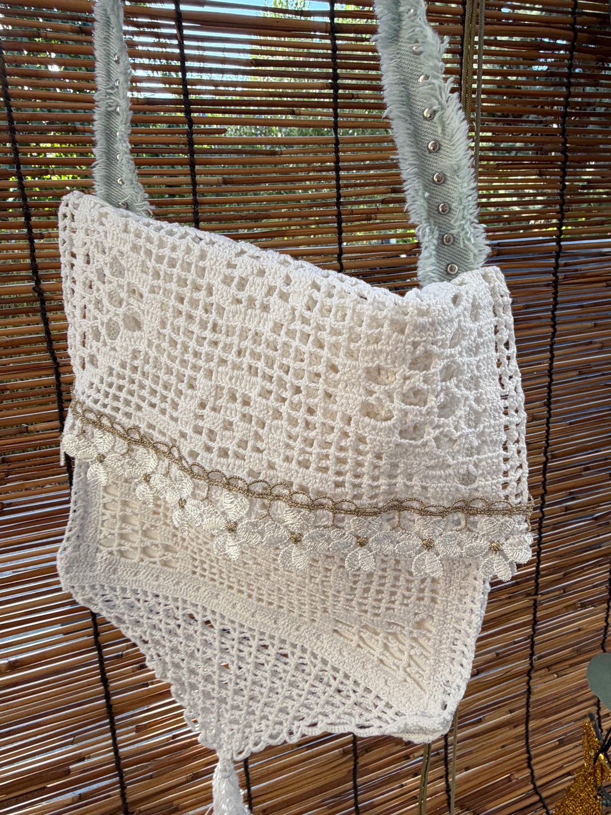 Besace crochet ancien