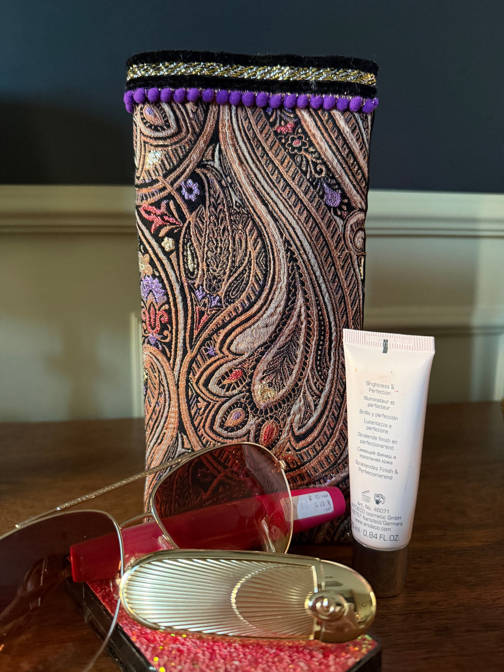 Emporte-parfum & pochette précieuse – Éclat Bohème