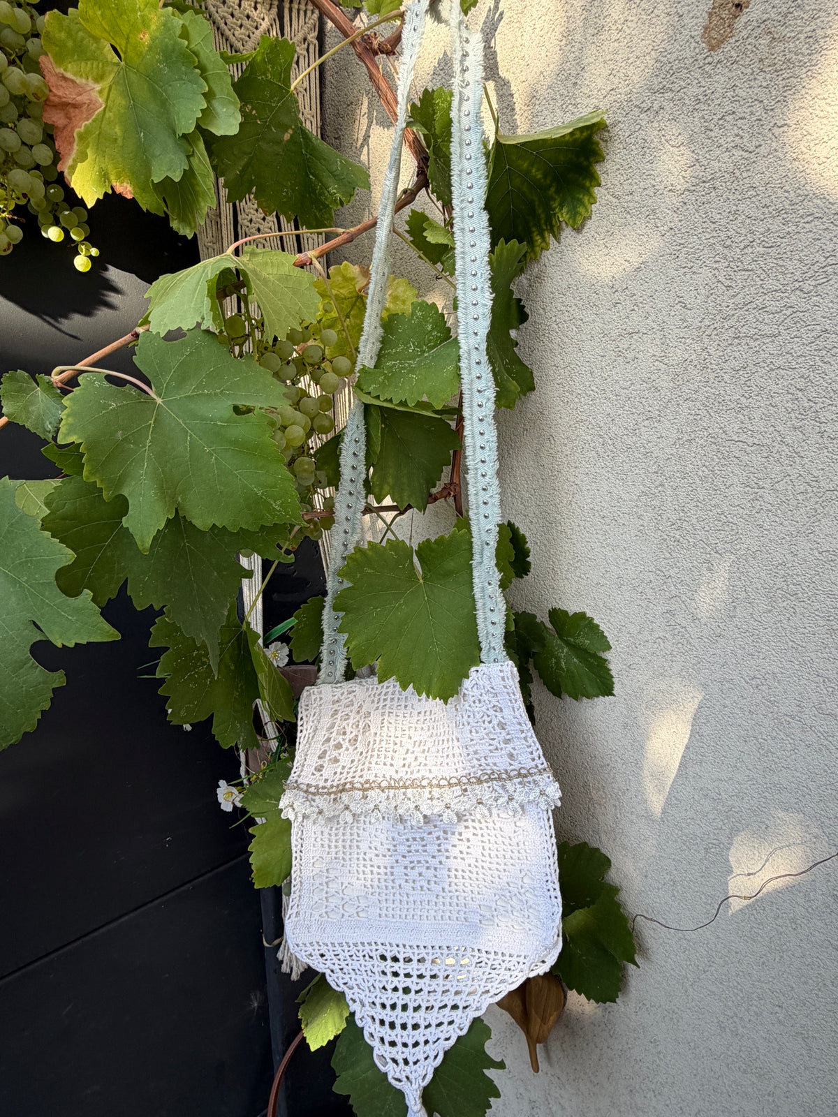 Besace crochet ancien