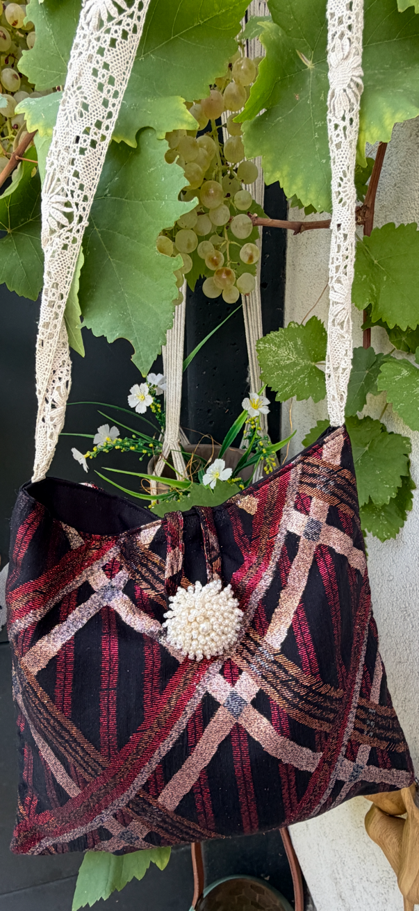 Sac réversible « Nuit Précieuse » – Pièce unique