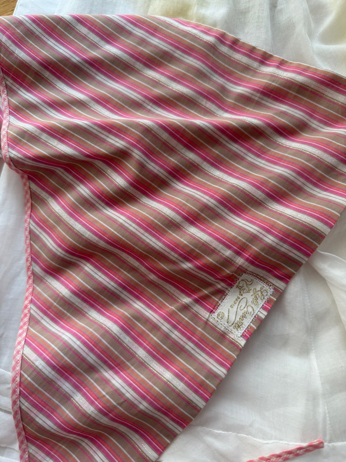 Fichu bandana en tissu - modèle au choix - pièce unique