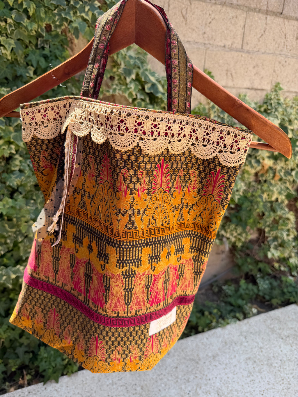 Cabas "Bali bohème" - pièce unique