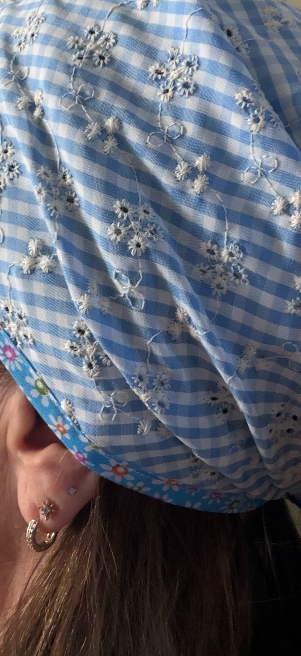 Fichu bandana en tissu - modèle au choix - pièce unique