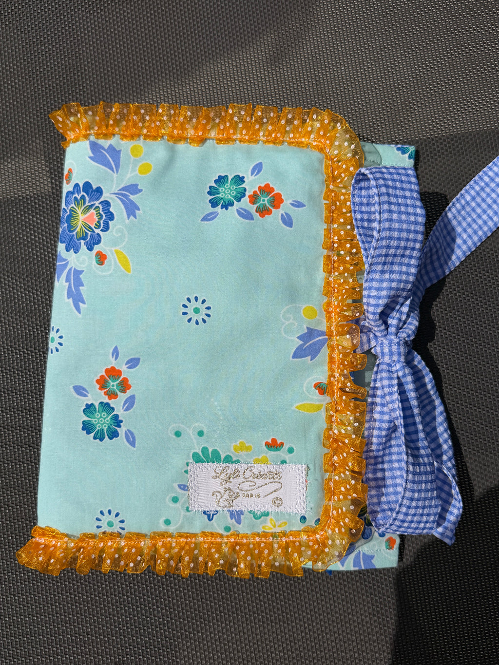 Trousse de toilette nomade - Petit Pan & vichy bleu 🐦