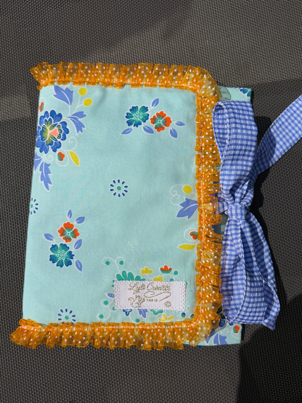 Trousse de toilette nomade - Petit Pan & vichy bleu 🐦