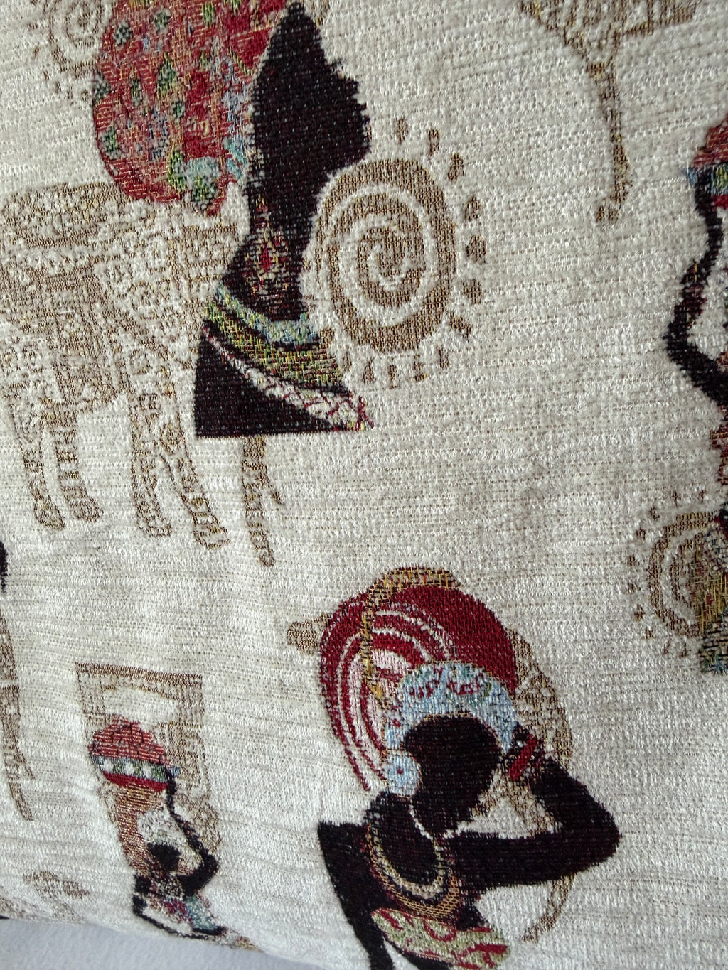 Housse de coussin "Échappée d'ailleurs"