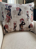 Housse de coussin "Échappée d'ailleurs"