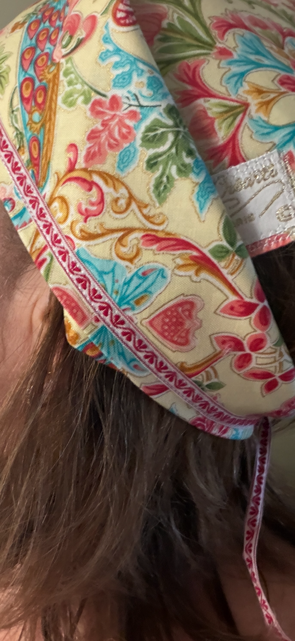 Fichu bandana en tissu - modèle au choix - pièce unique