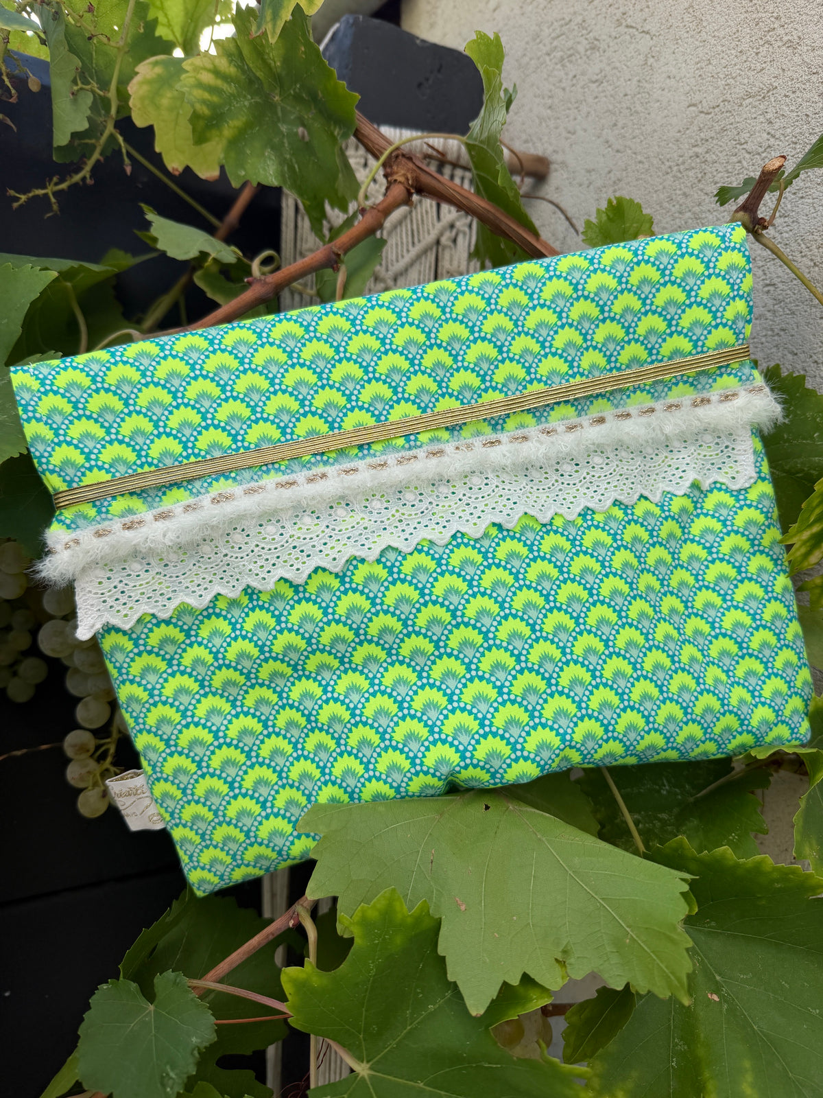 Pochette plate « Jardin Acidulé » 💛