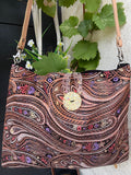 Sac pochette « Bohème Précieuse » – Pièce unique