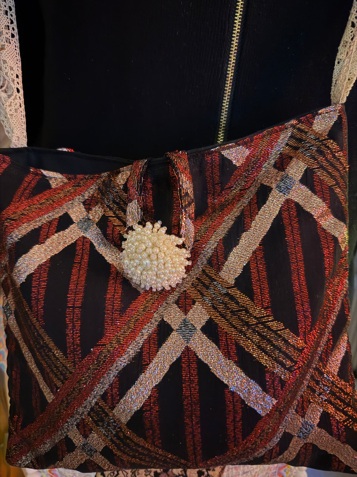 Sac réversible « Nuit Précieuse » – Pièce unique