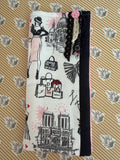 Pochette "Parisienne" emporte-parfum & étui polyvalent 🩷🖤